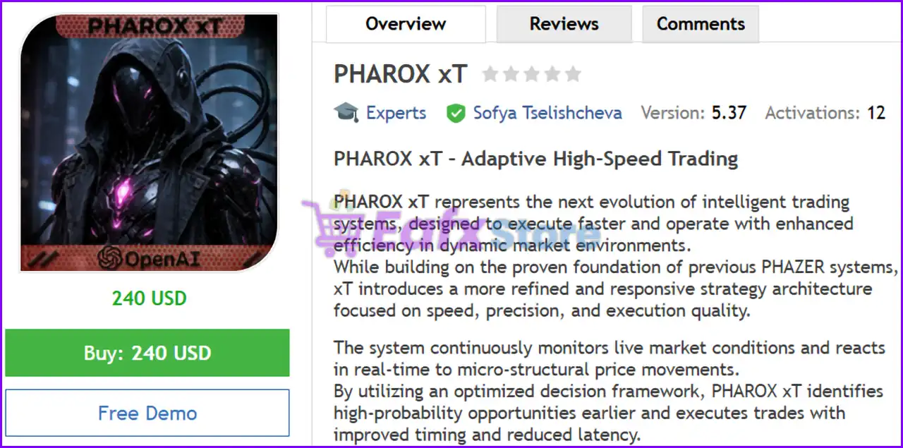PHAROX xT EA MT5 (Latest version) – GroupBuy 2 PHAROX xT EA MT5 Review