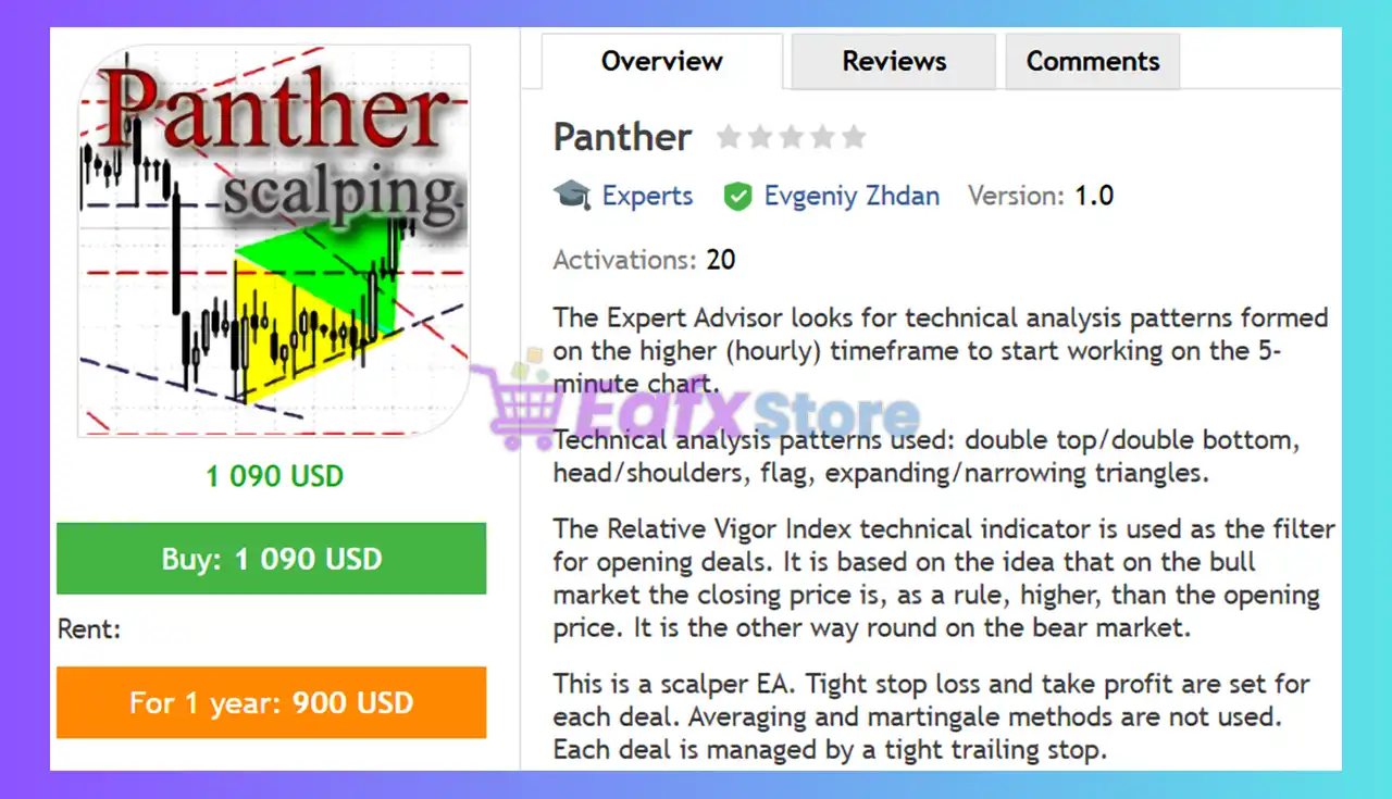 Panther EA MT4 (Latest version) - Unlimited 2 Panther EA MT4 Review