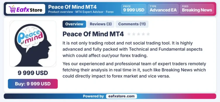 Peace Of Mind MT4 Review