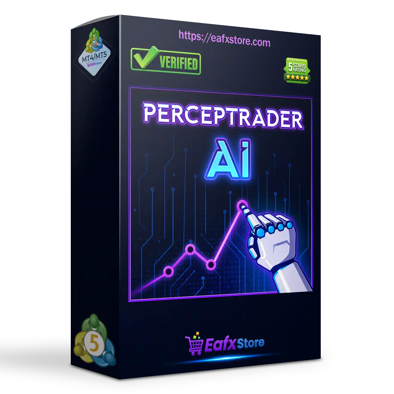 Perceptrader AI MT5 v2.43 with SetFiles (Unlimited)