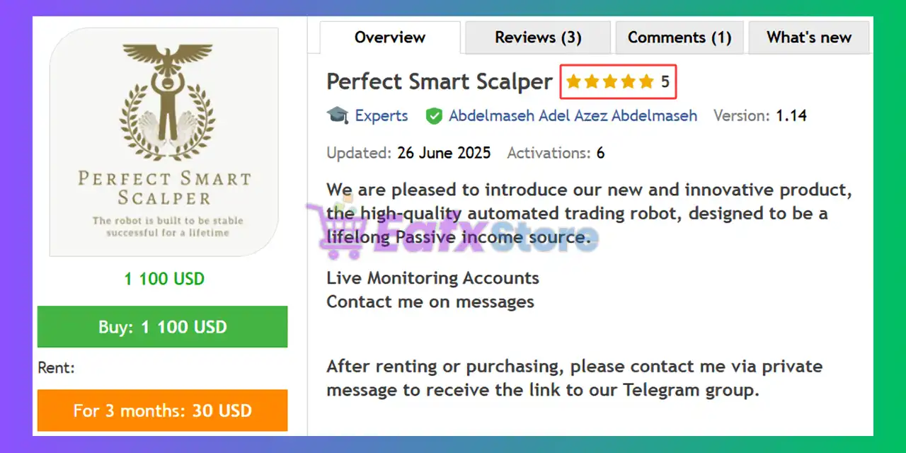 Perfect Smart Scalper EA MT4 (Latest version) - Unlimited 2 Perfect Smart Scalper EA Review