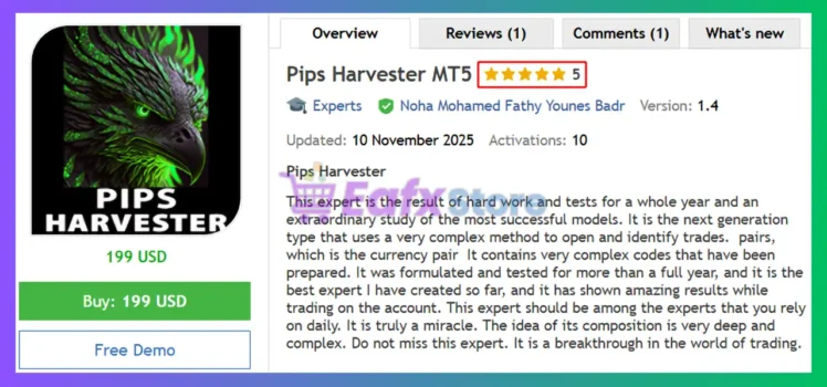 Pips Harvester MT5 Review