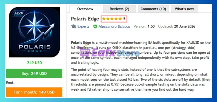 Polaris Edge EA MT5 Review