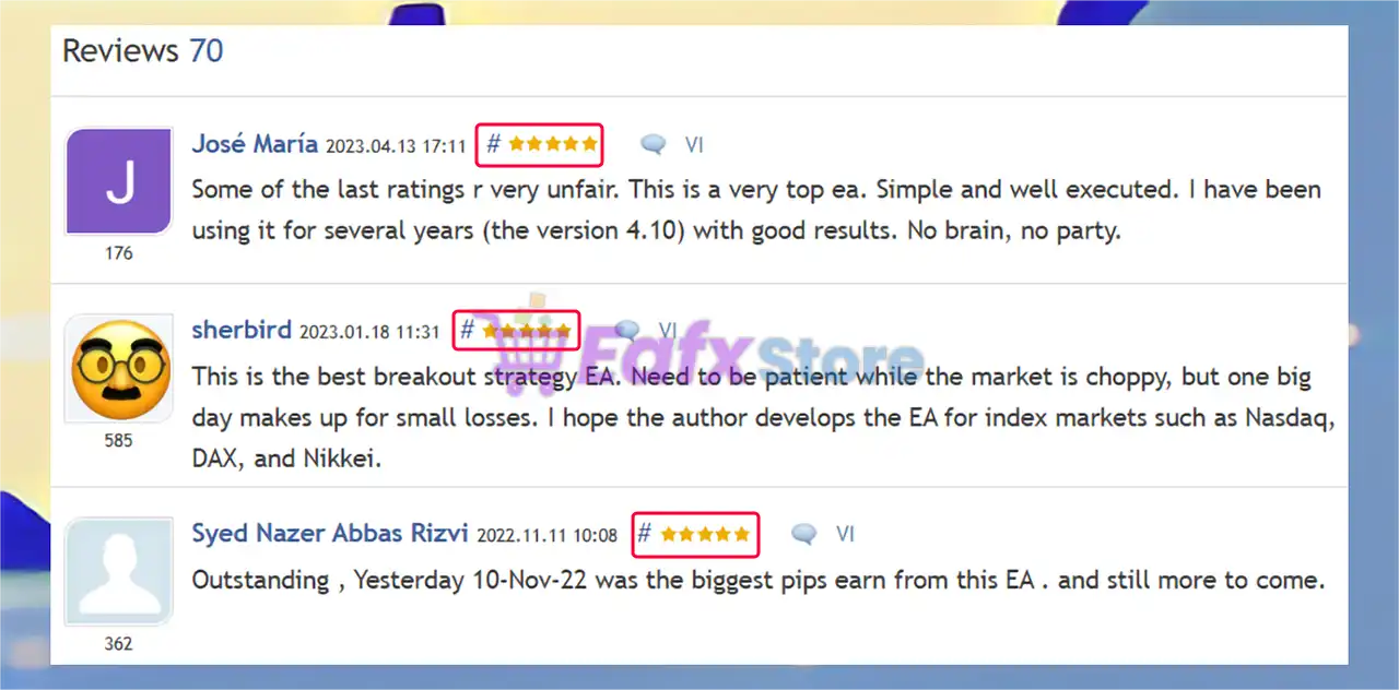Prado EA MT4 v8.2 with SetFiles (Platform build 1441+) 8 Prado EA is well rated by users