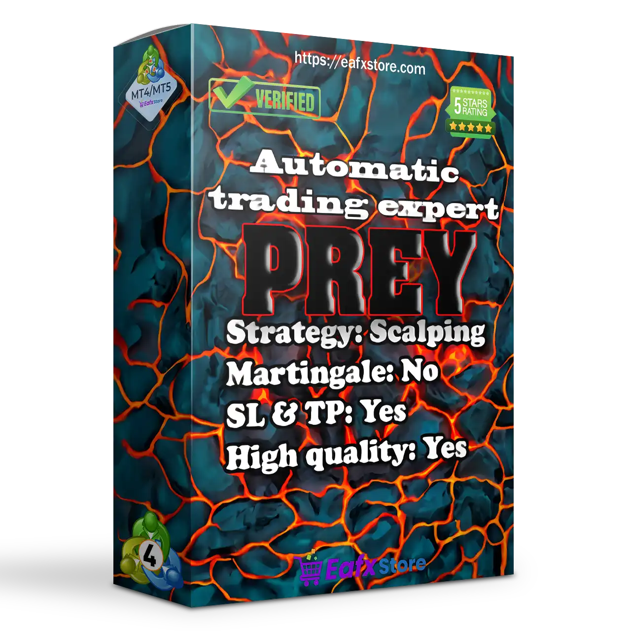 Prey EA MT4 (Latest version) - Unlimited