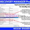 Professional trading features of Recovery Manager Pro