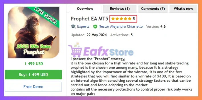 Prophet EA MT5 Review