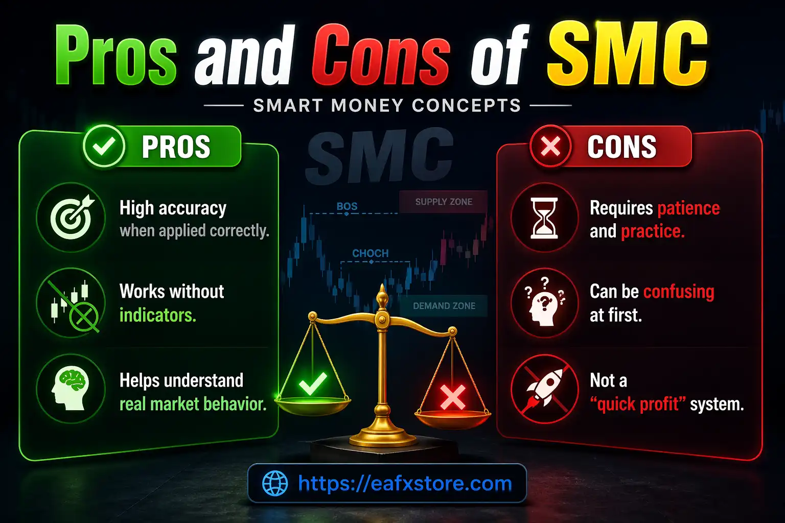 Pros and Cons of Smart Money Concepts
