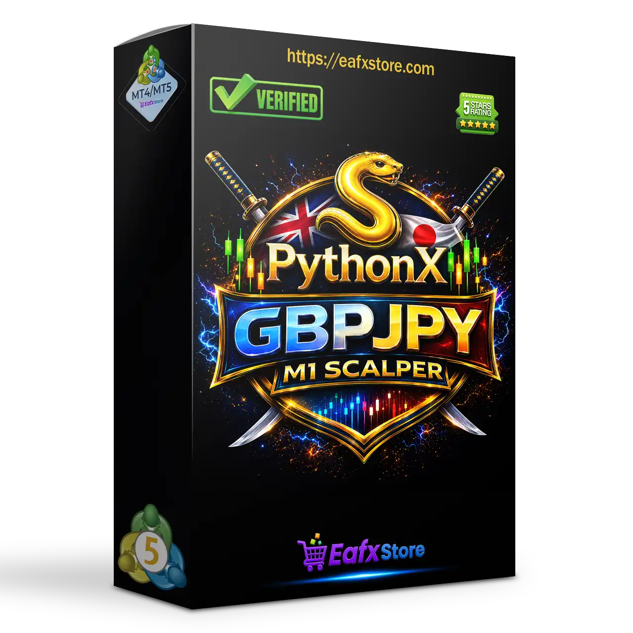 PythonX GBPJPY M1 Scalper EA MT5 (Latest version) – GroupBuy