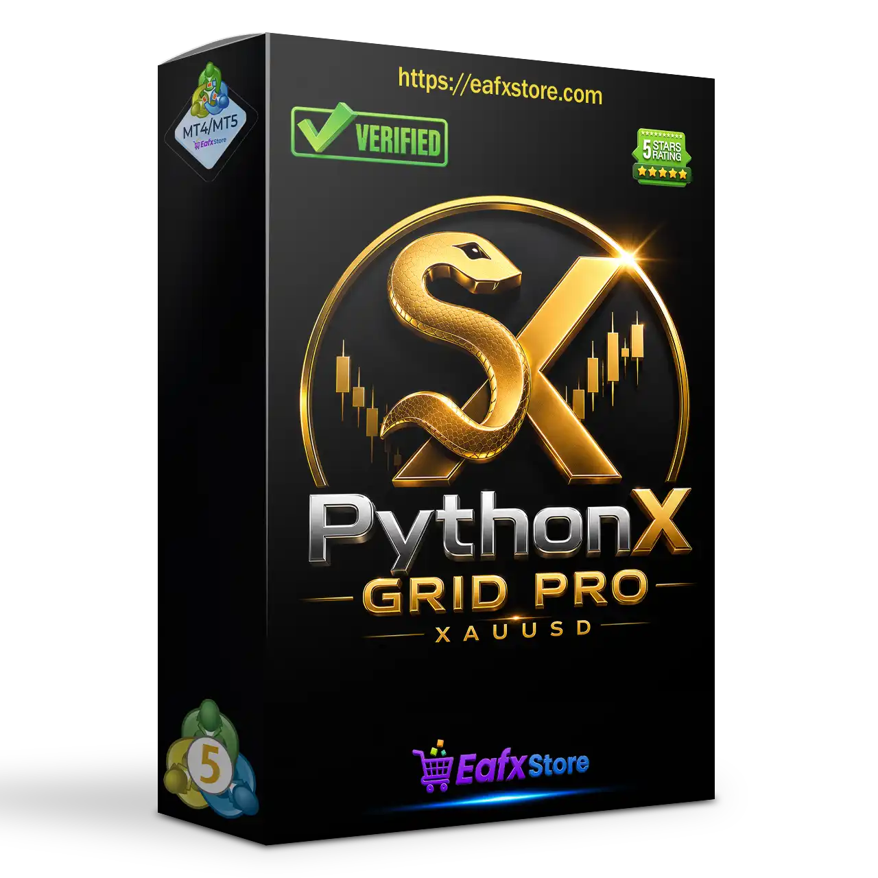 PythonX Grid Pro XAUUSD EA MT5 (Latest version) – GroupBuy
