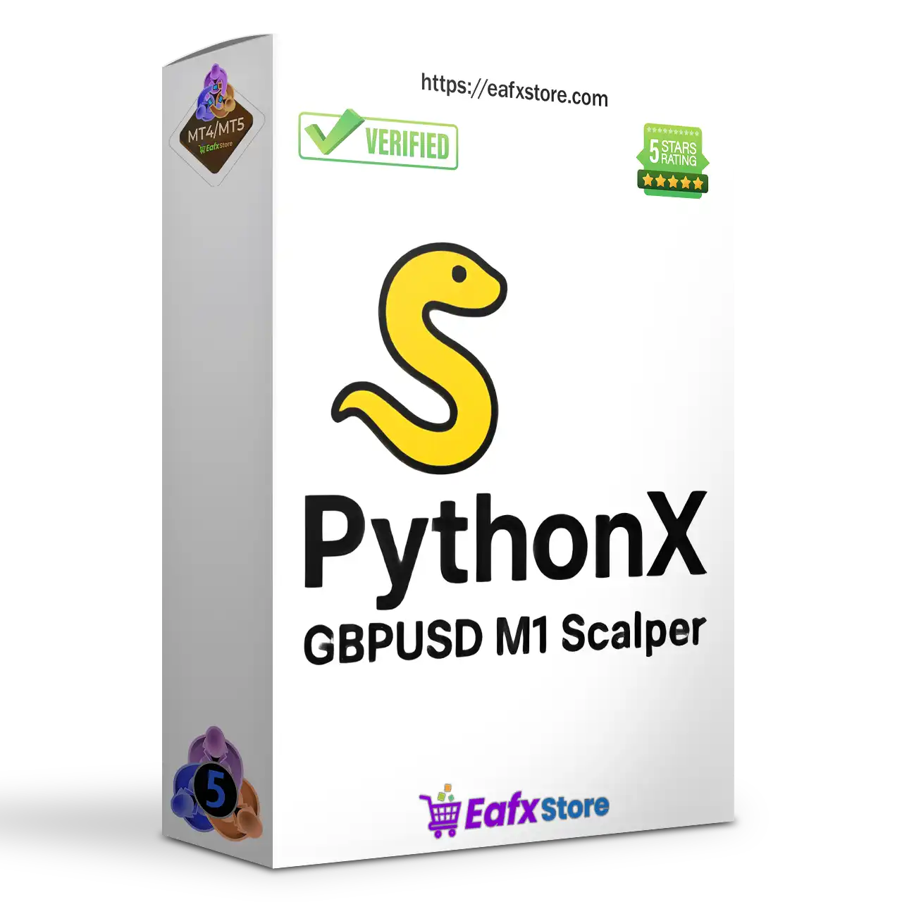 PythonX M1 Scalper GBPUSD EA MT5 (Latest version) – GroupBuy