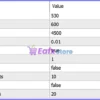 PythonX PipStorm USDCAD EA MT5 Settings Panel