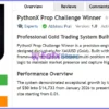 PythonX Prop Challenge Winner EA MT5 Review
