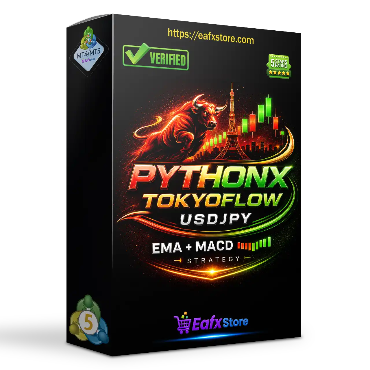 PythonX TokyoFlow USDJPY EA MT5 (Latest version) – GroupBuy