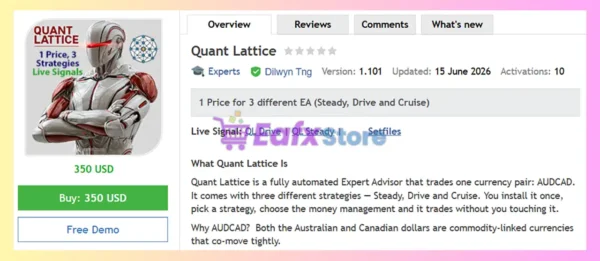 Quant Lattice EA MT5 Review