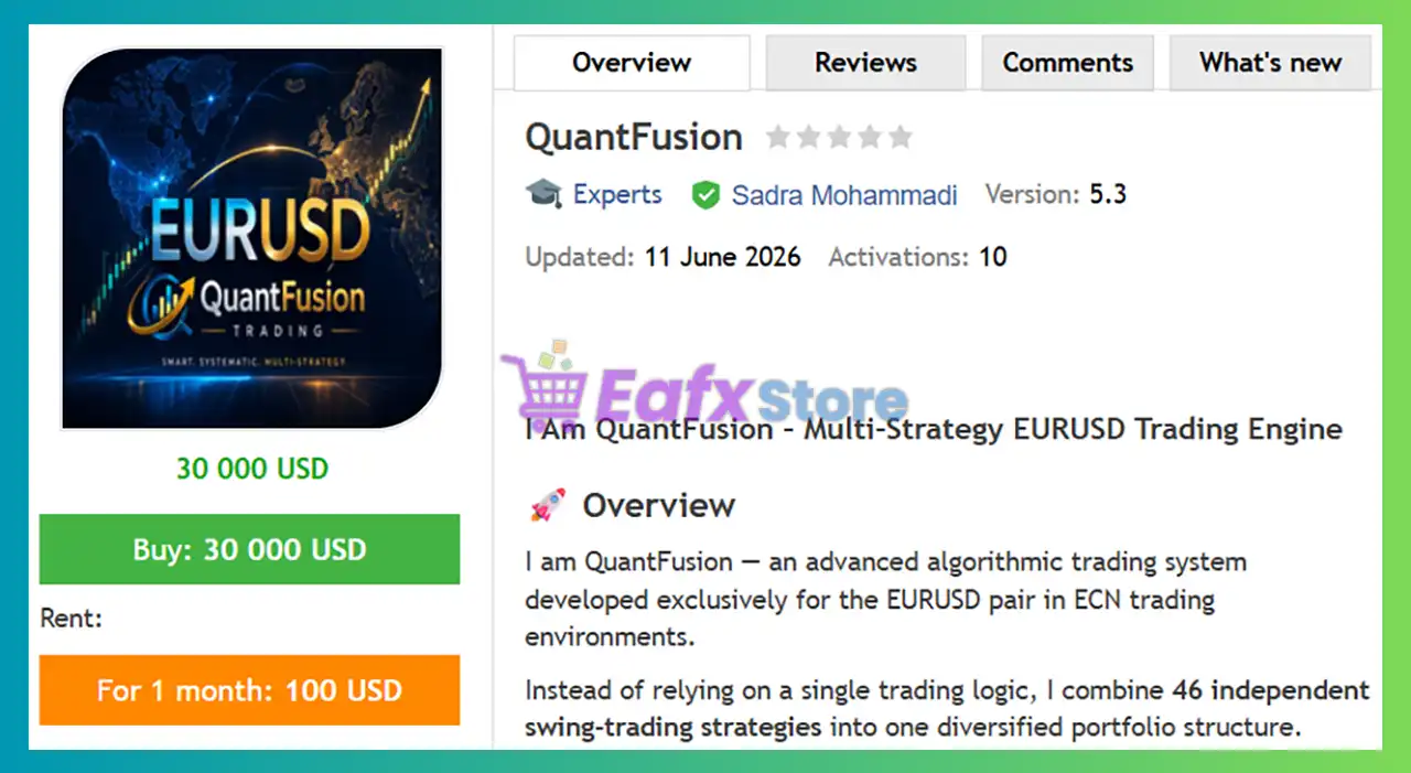 QuantFusion EA MT5 (Latest version) – GroupBuy 2 QuantFusion EA MT5 Review