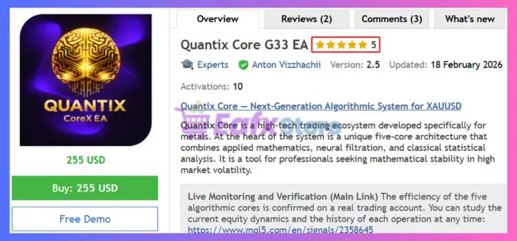 Quantix Core G33 EA MT5 Review