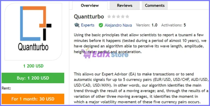 Quantturbo EA MT5 Review