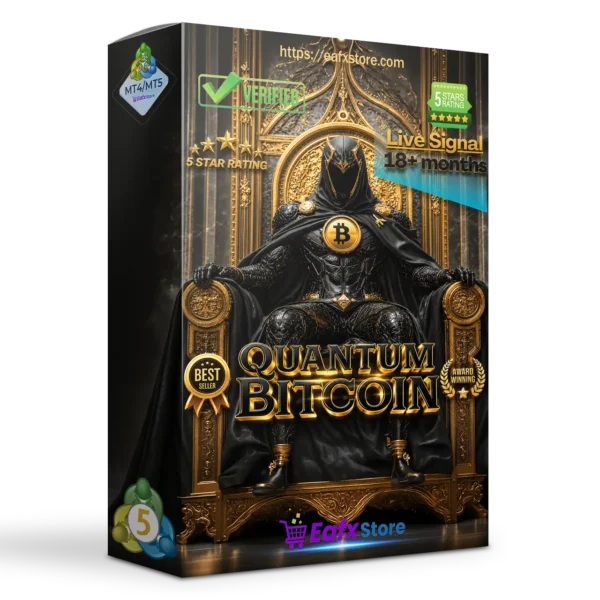 Quantum Bitcoin EA MT5 + Sets (Latest version) | Available 23 Quantum Bitcoin EA Robot
