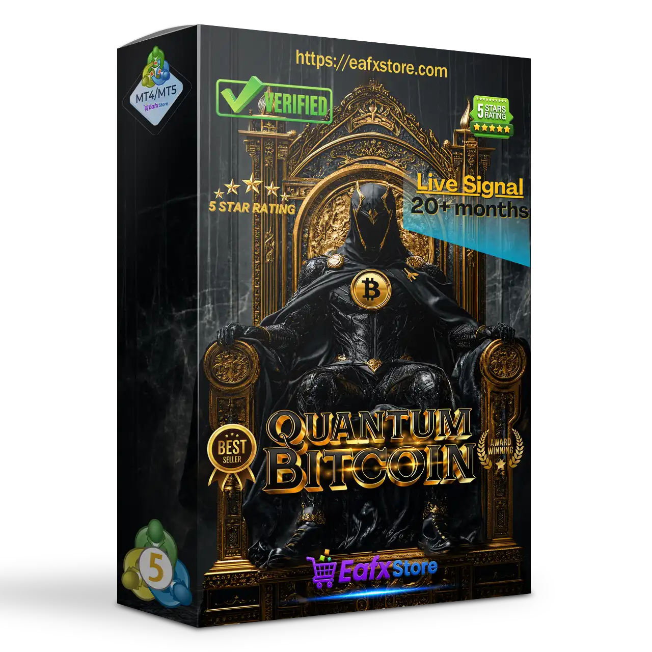 Quantum Bitcoin EA MT5 v3.2 with SetFiles (Unlimited)