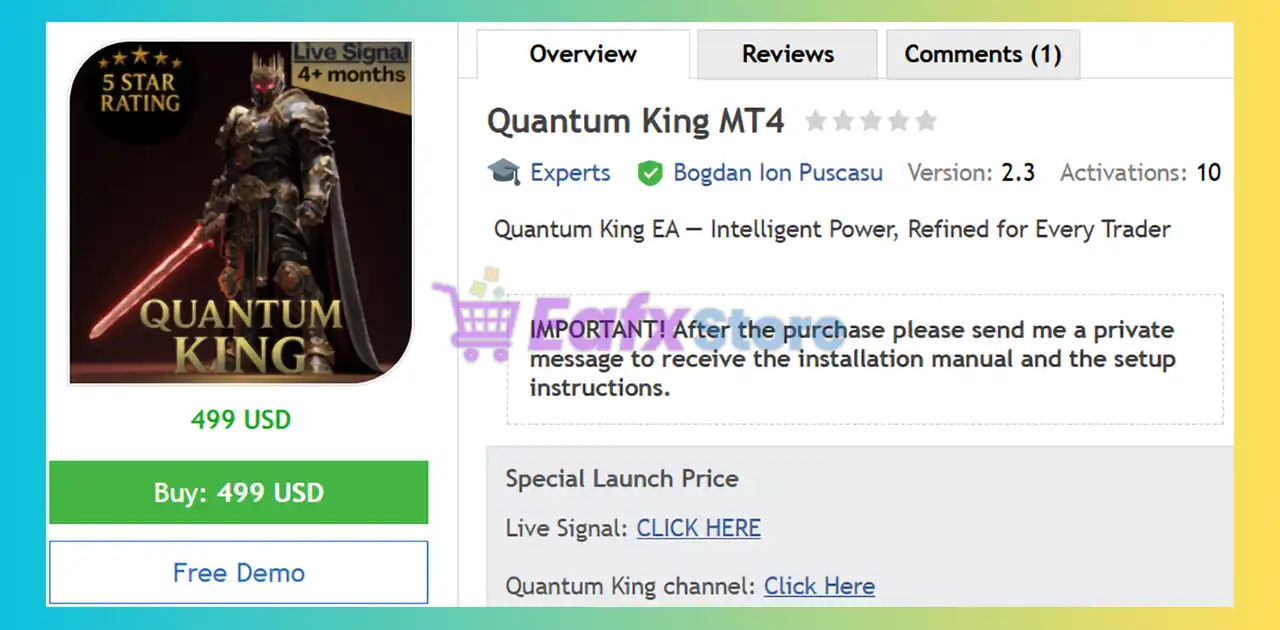 Quantum King MT4 (Latest version) - Unlimited 2 Quantum King MT4 Review