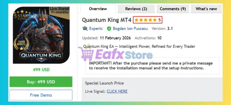 Quantum King MT4 Reviews