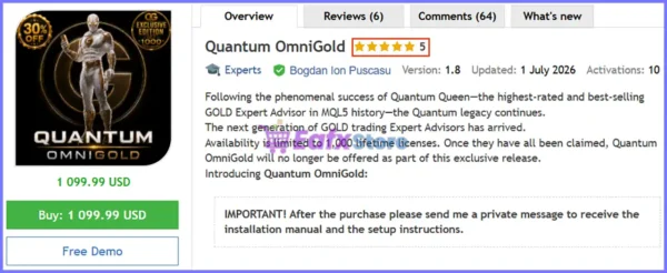 Quantum OmniGold MT5 Review