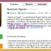Quantum Signum EA MT4 Review