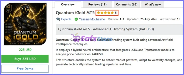 Quantum iGold MT5 Review