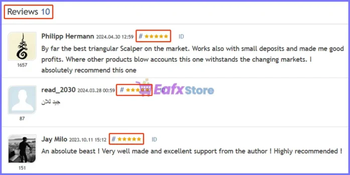 Razor MT5 user reviews