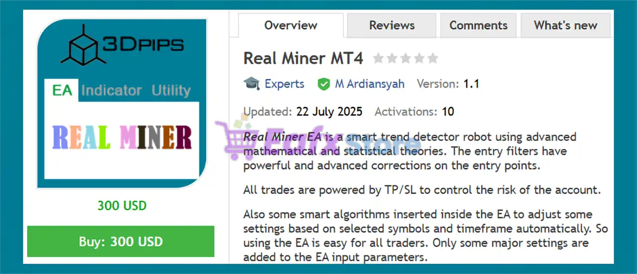 Real Miner MT4 (Latest version) 2 Real Miner MT4 Overview