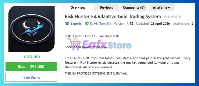 Risk Hunter EA Adaptive Gold Trading System MT5 Review