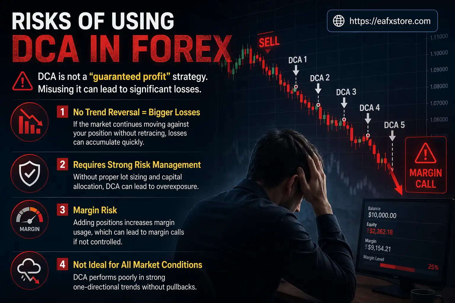 Risks of Using DCA in Forex