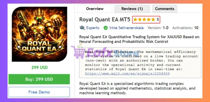 Royal Quant EA MT5 Review