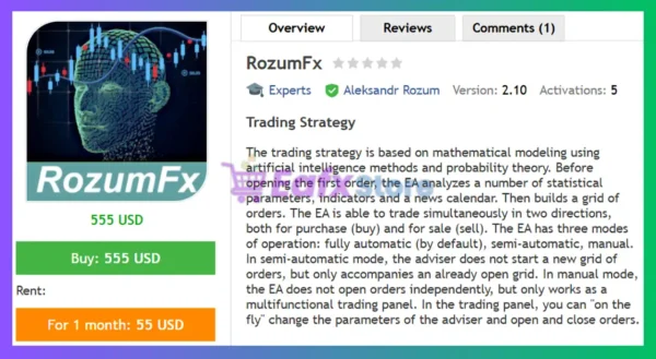 RozumFx EA MT4 Review