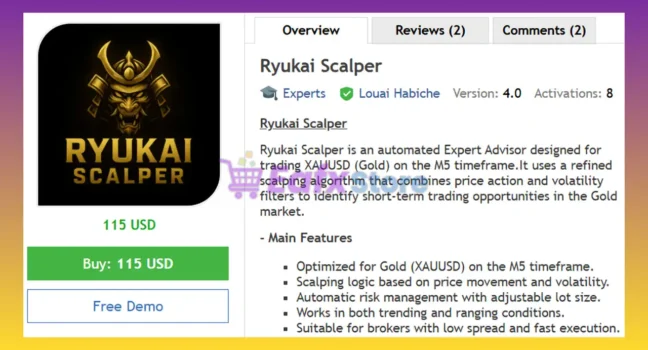 Ryukai Scalper EA MT4 Review