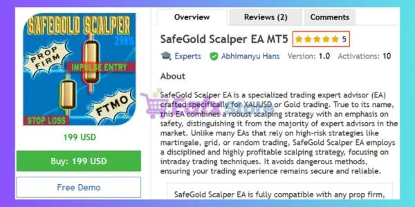 SafeGold Scalper EA MT5 Review