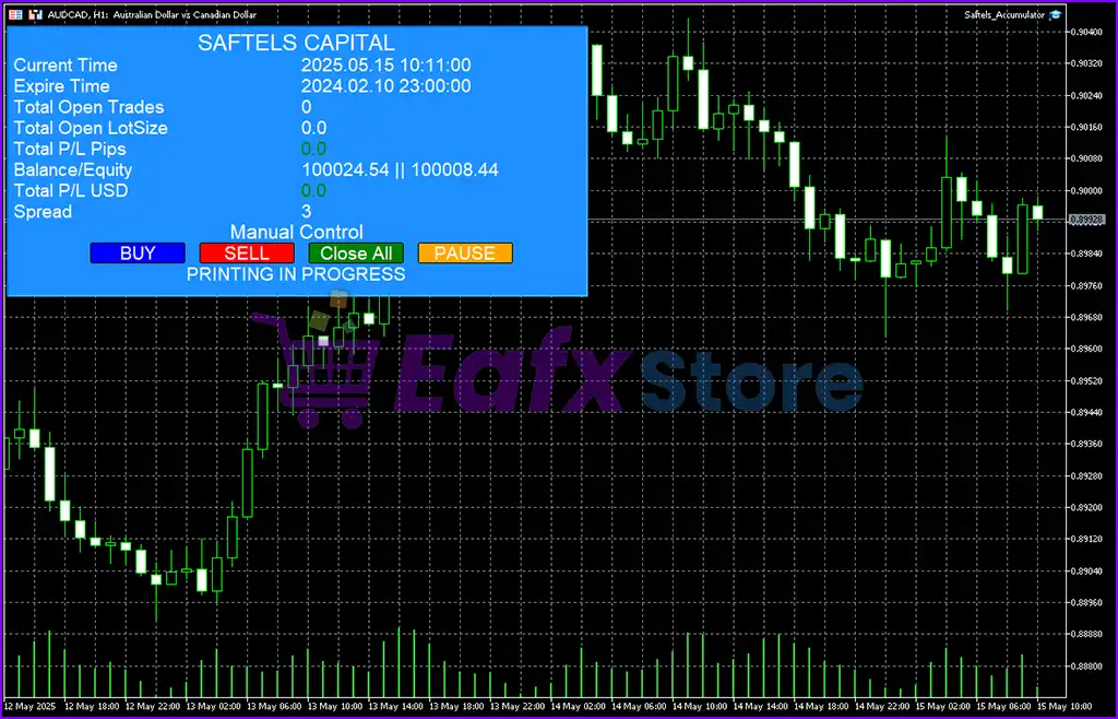 Saftels Accumulator EA MT5 (Platform build 4885+) 2 Saftels Accumulator EA MT5 Review