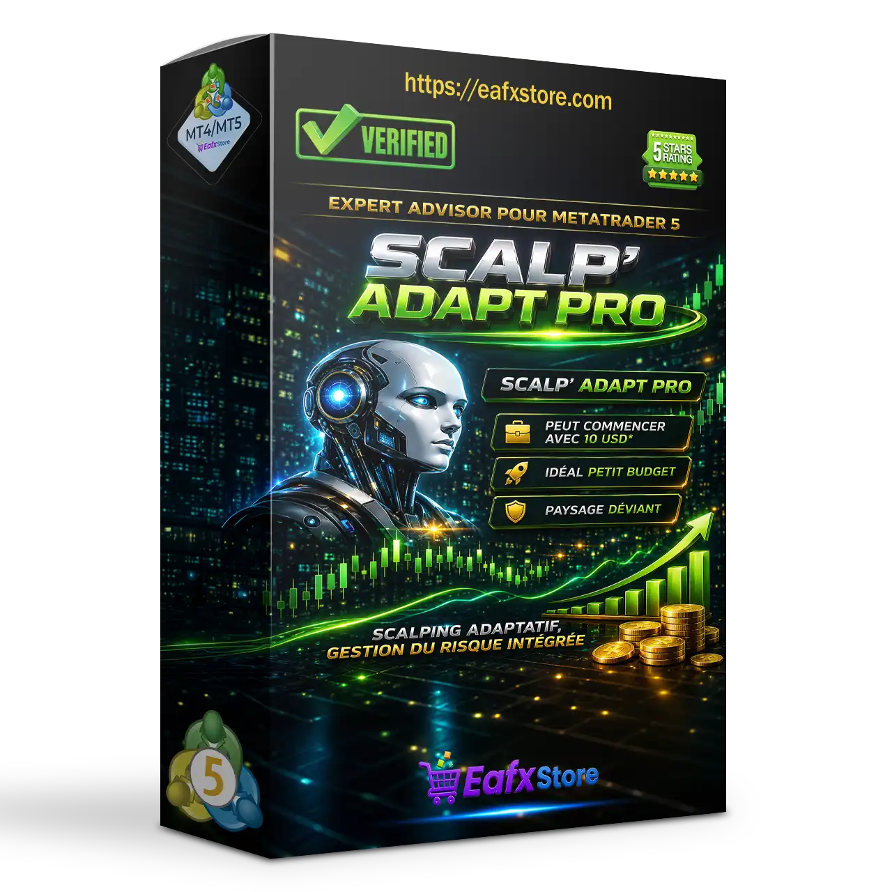 Scalp Adapt PRO EA MT5 (Latest version) – GroupBuy