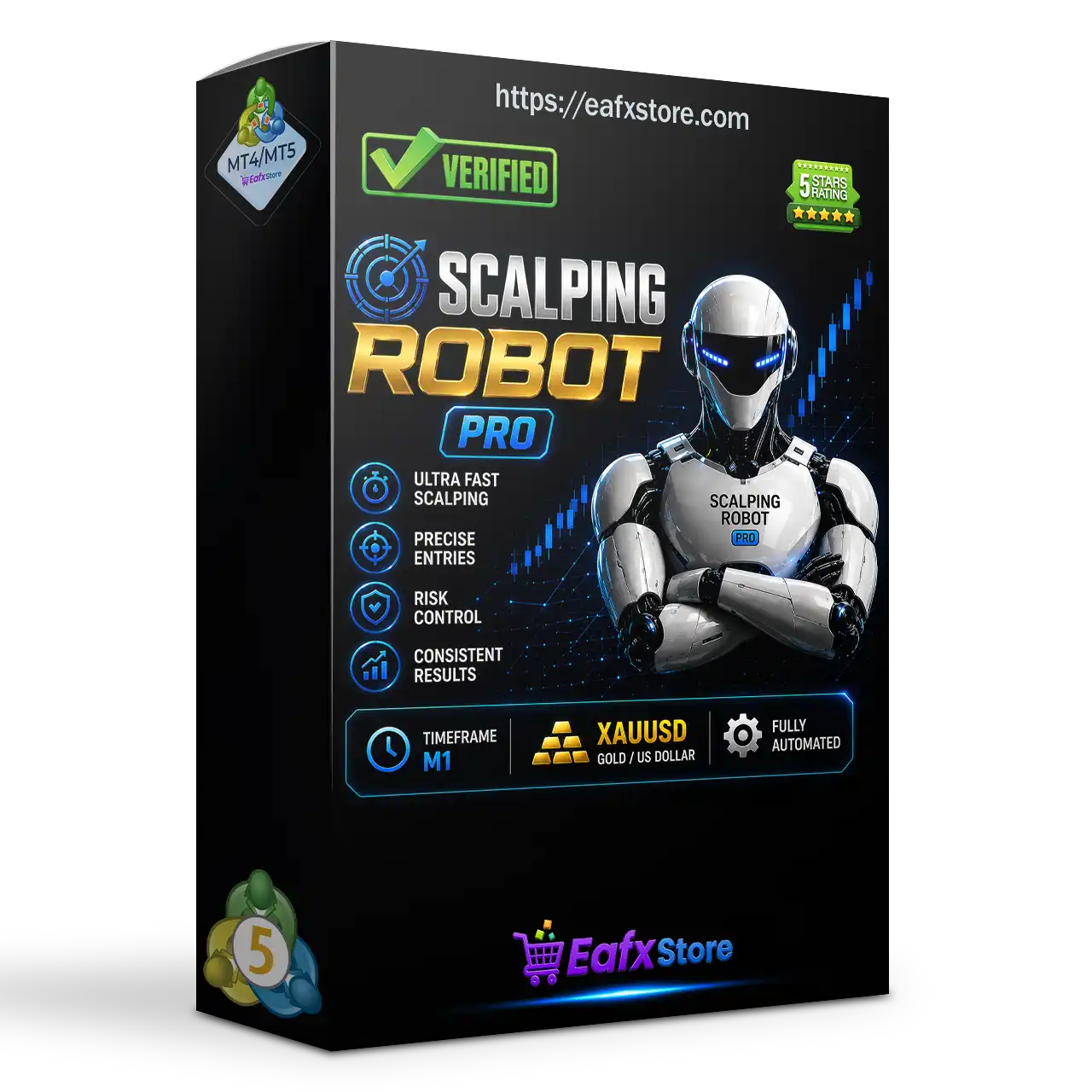 Scalping Robot Pro MT5 v2.0 with SetFiles (Unlimited)