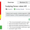 Scalping forex robot M5 Overview