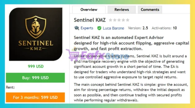 Sentinel KMZ EA MT5 Review