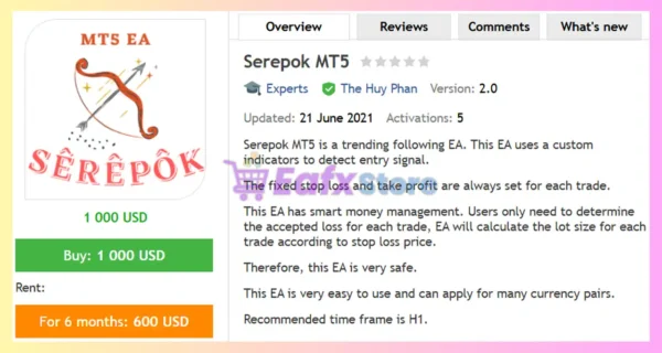 Serepok MT5 Review