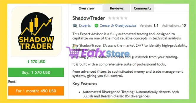 ShadowTrader EA MT5 Overview
