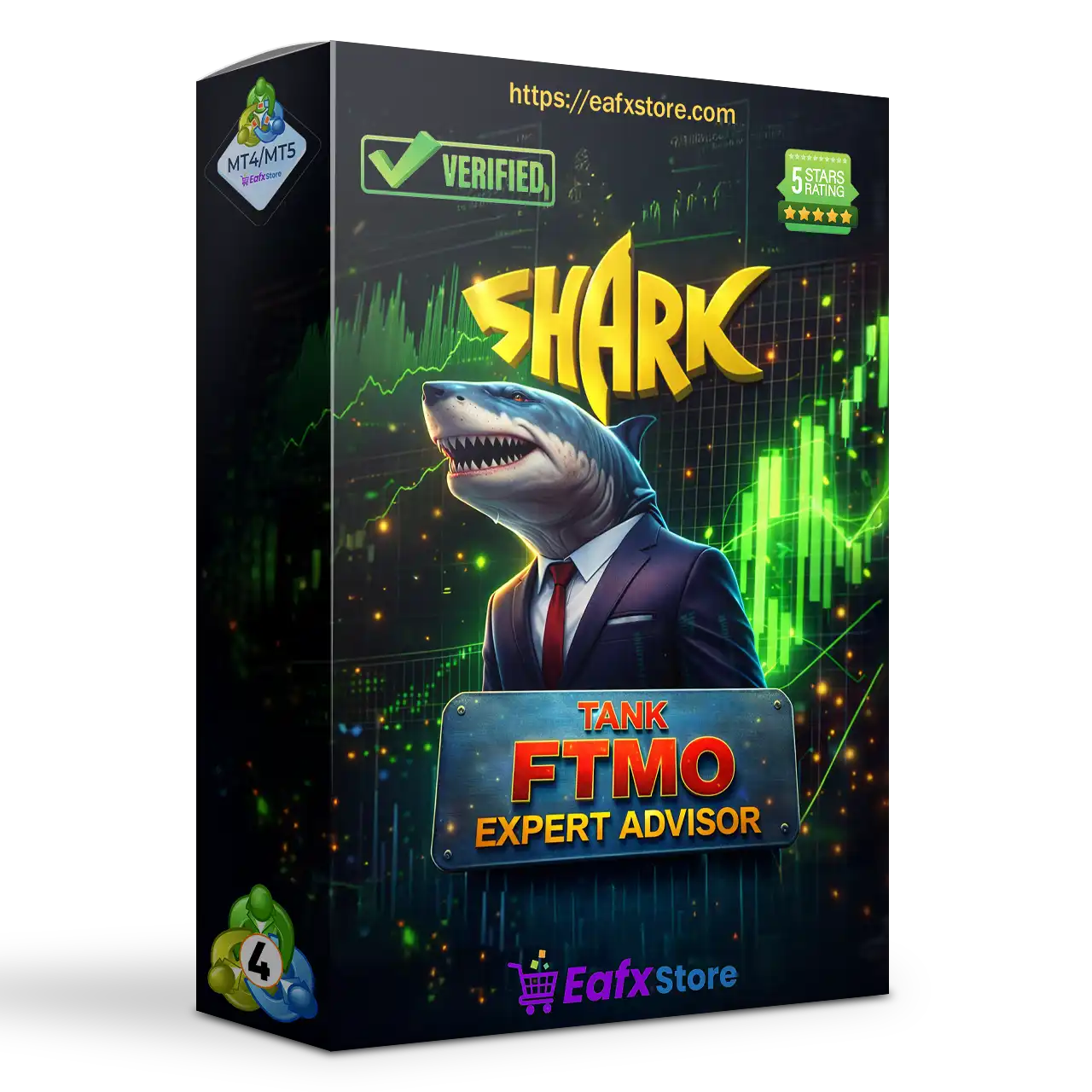 Shark Tank FTMO EA MT4 with SetFiles (Unlimited)