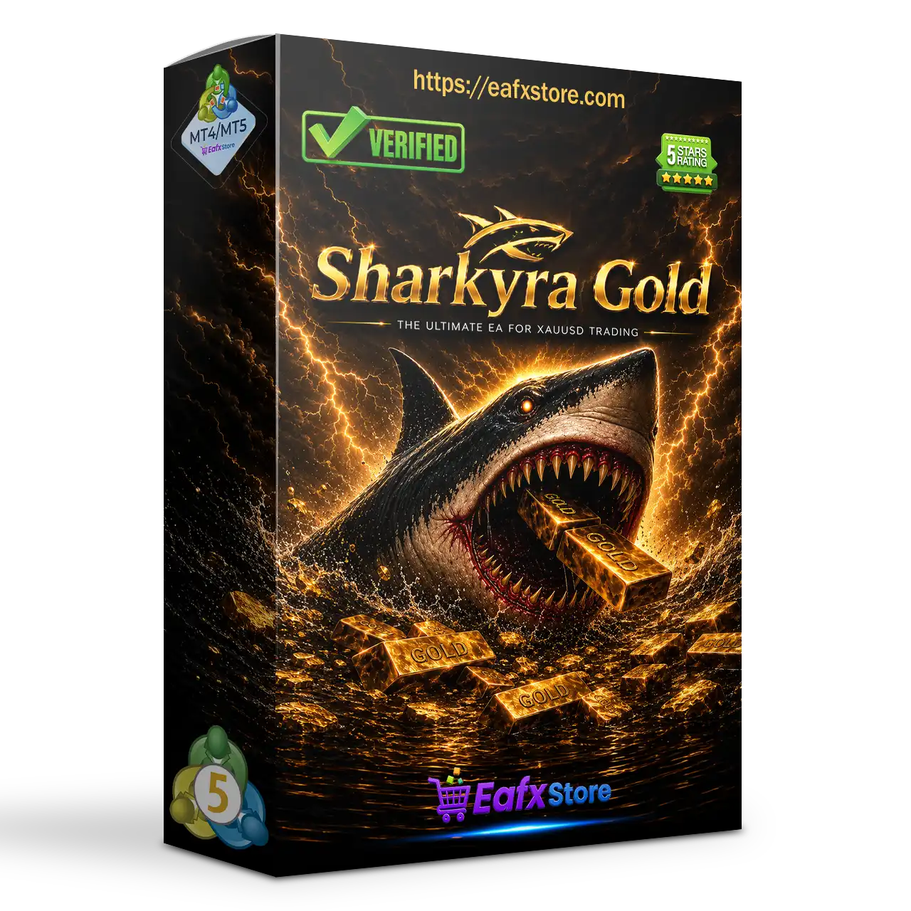 Sharkyra Gold EA MT5 v1.2 with SetFiles (Unlimited)