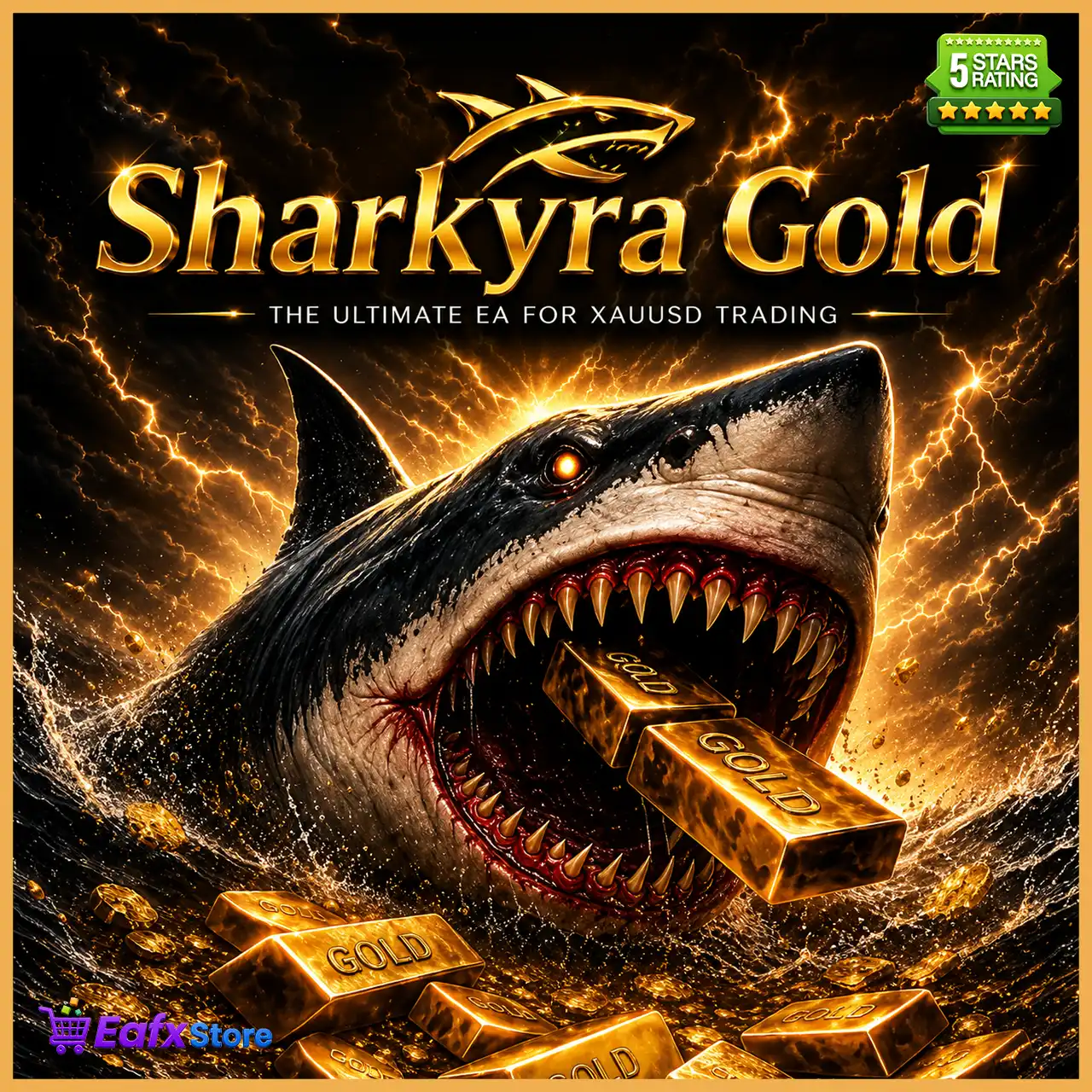 Sharkyra Gold EA MT5 v1.2 with SetFiles (Unlimited)