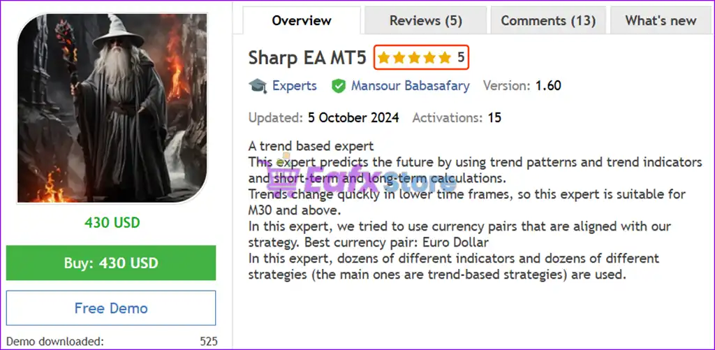Sharp EA MT5 (Latest version) – GroupBuy 2 Sharp EA MT5 Overview