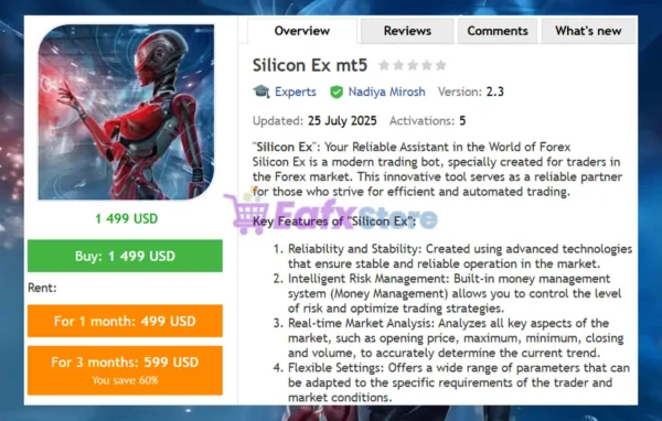Silicon Ex MT5 Overview