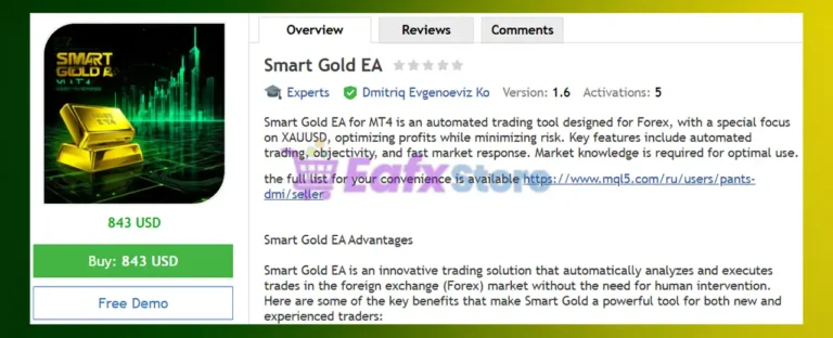 Smart Gold EA Reviews